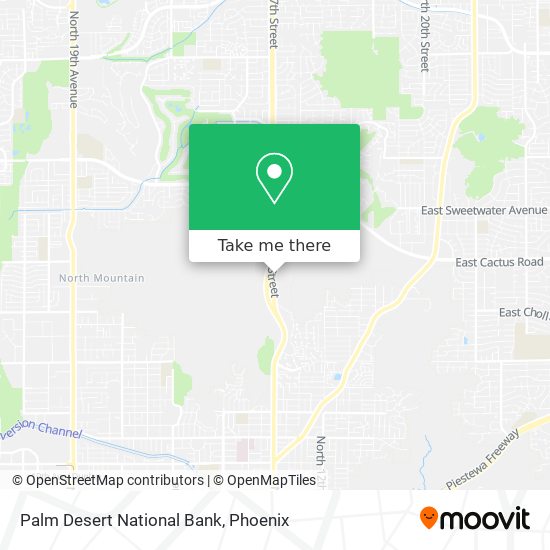 Palm Desert National Bank map