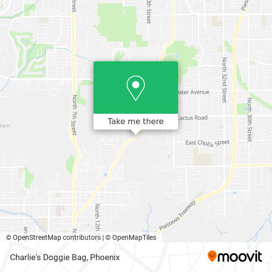 Charlie's Doggie Bag map