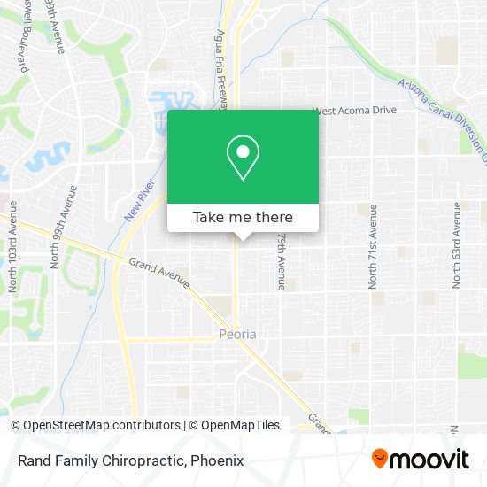 Rand Family Chiropractic map