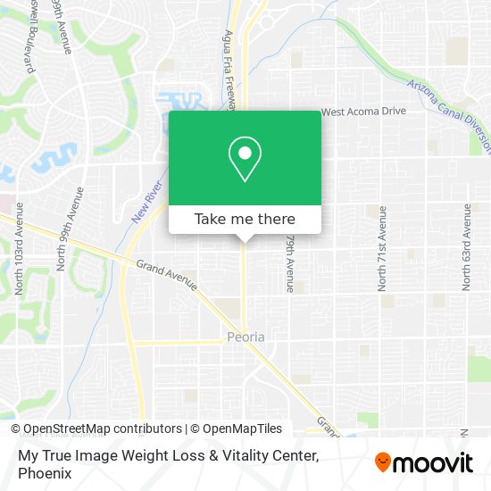 My True Image Weight Loss & Vitality Center map