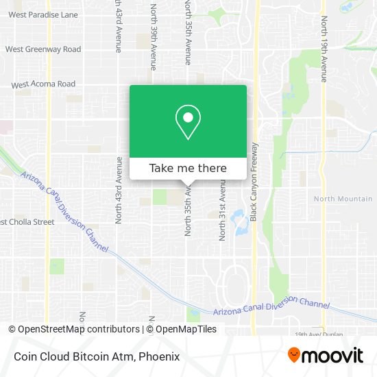 Coin Cloud Bitcoin Atm map