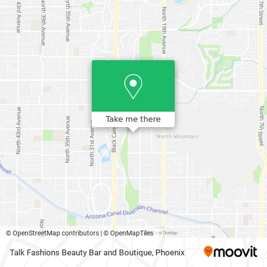 Mapa de Talk Fashions Beauty Bar and Boutique