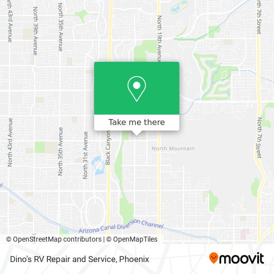 Dino's RV Repair and Service map