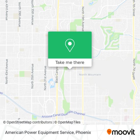 American Power Equipment Service map