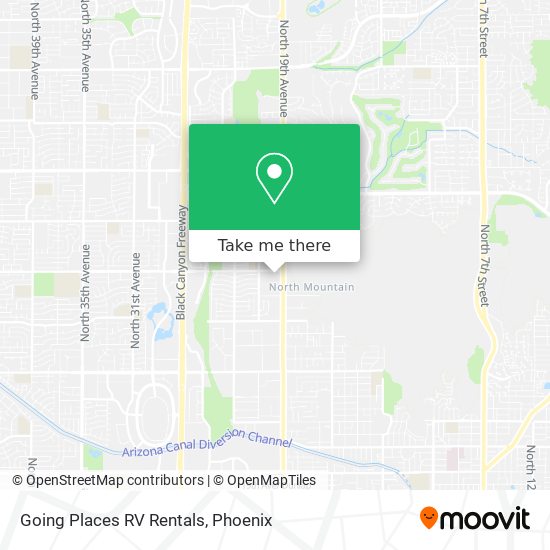 Mapa de Going Places RV Rentals