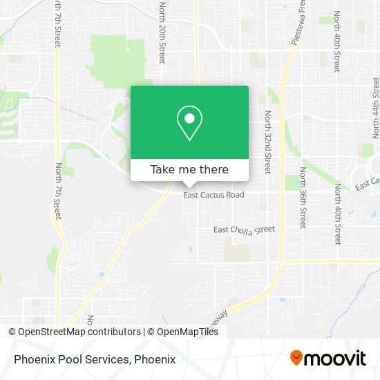 Phoenix Pool Services map