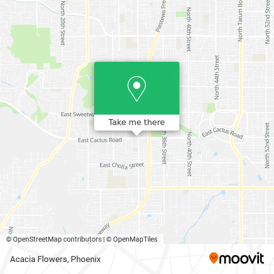Acacia Flowers map