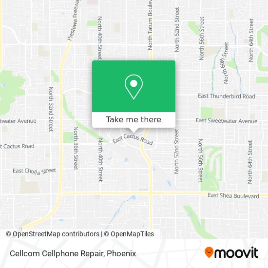 Mapa de Cellcom Cellphone Repair