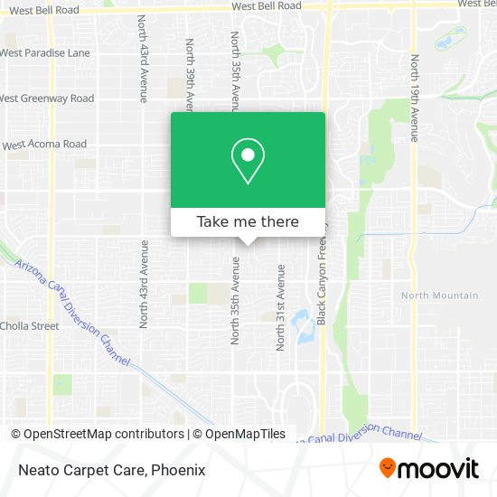 Neato Carpet Care map