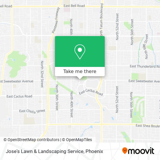 Jose's Lawn & Landscaping Service map