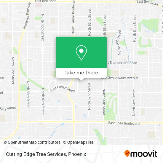 Mapa de Cutting Edge Tree Services