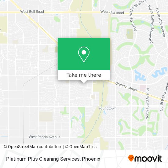 Platinum Plus Cleaning Services map