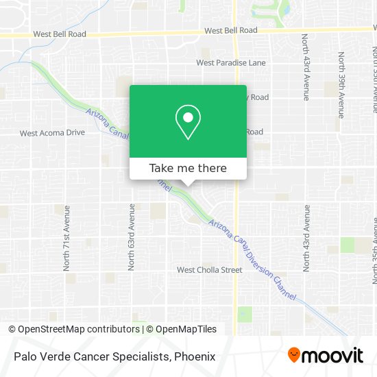 Palo Verde Cancer Specialists map