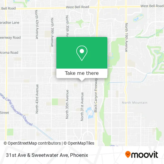 31st Ave & Sweetwater Ave map