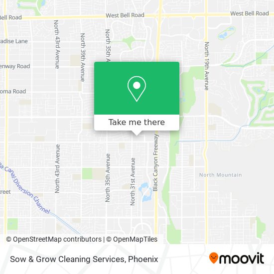 Mapa de Sow & Grow Cleaning Services