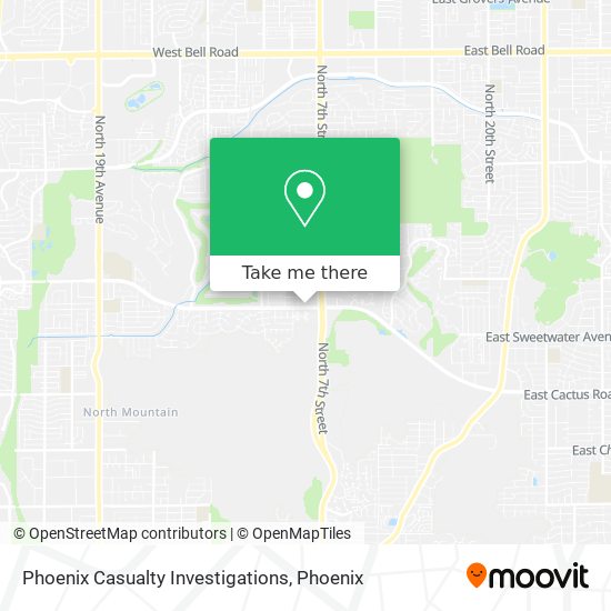 Phoenix Casualty Investigations map