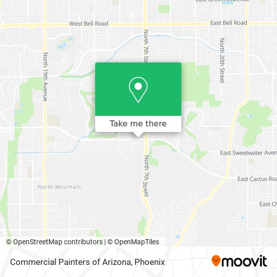 Mapa de Commercial Painters of Arizona