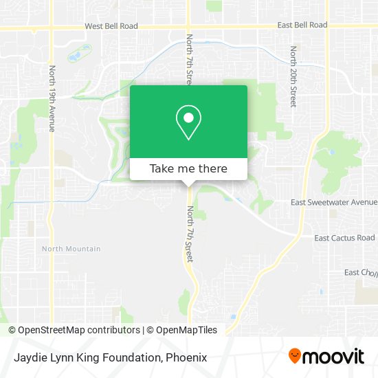 Jaydie Lynn King Foundation map