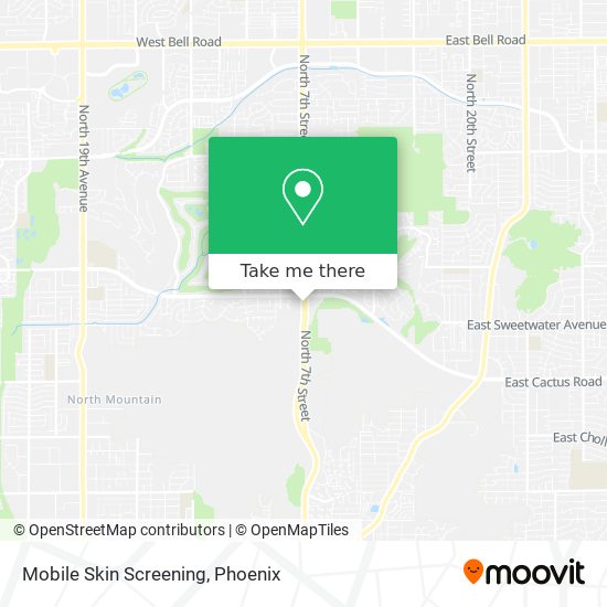 Mobile Skin Screening map