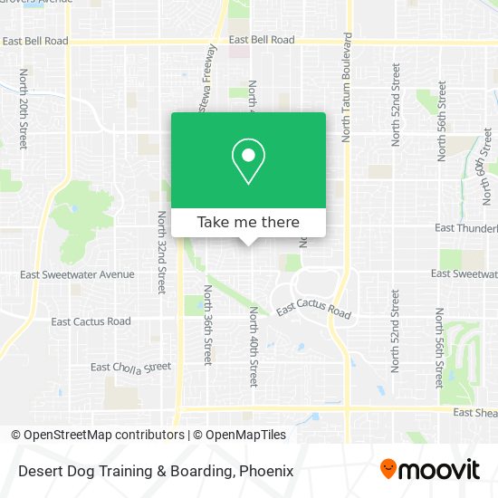 Desert Dog Training & Boarding map