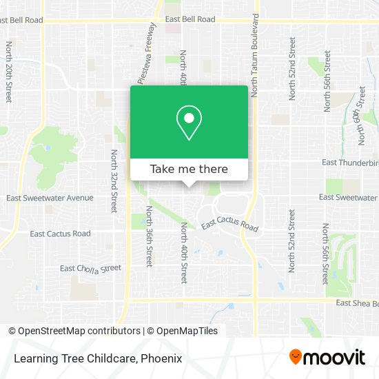 Learning Tree Childcare map