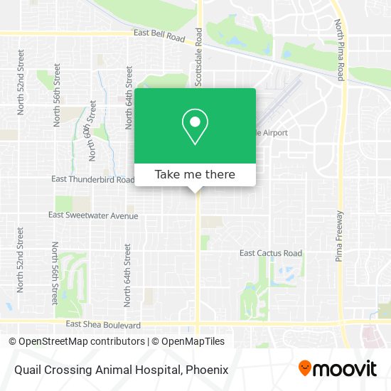 Quail Crossing Animal Hospital map