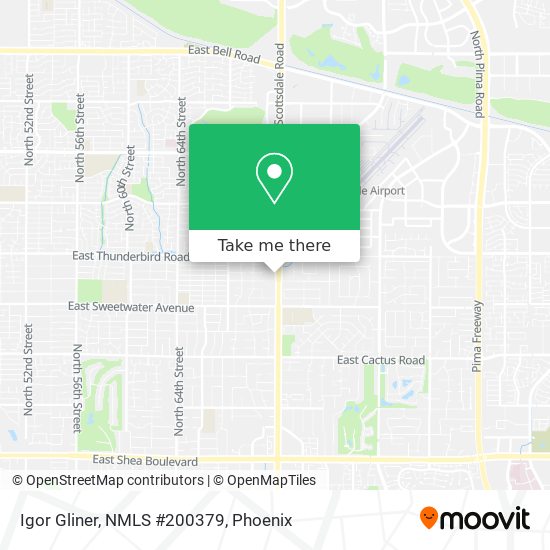 Igor Gliner, NMLS #200379 map