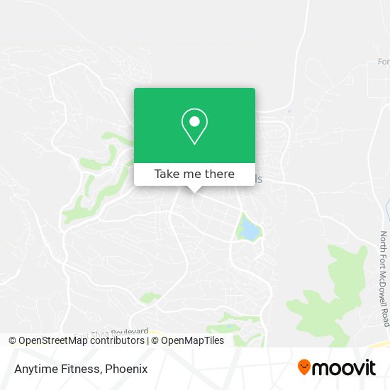 Anytime Fitness map