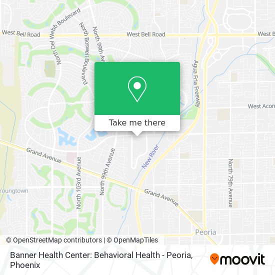 Banner Health Center: Behavioral Health - Peoria map