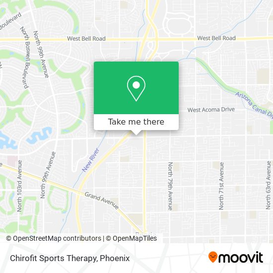 Chirofit Sports Therapy map