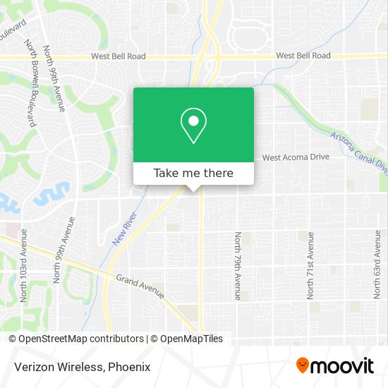 Verizon Wireless map