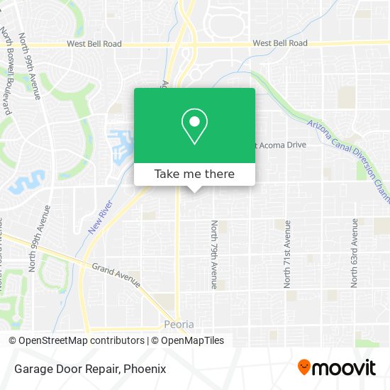 Mapa de Garage Door Repair