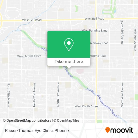 Mapa de Risser-Thomas Eye Clinic