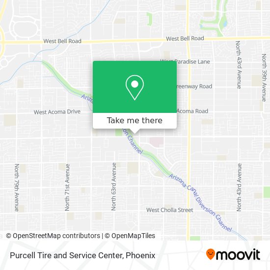 Mapa de Purcell Tire and Service Center