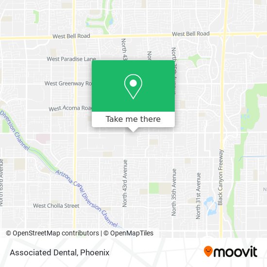 Mapa de Associated Dental