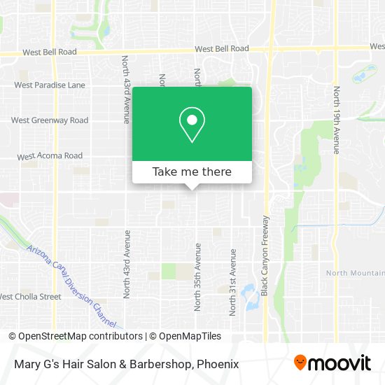 Mapa de Mary G's Hair Salon & Barbershop