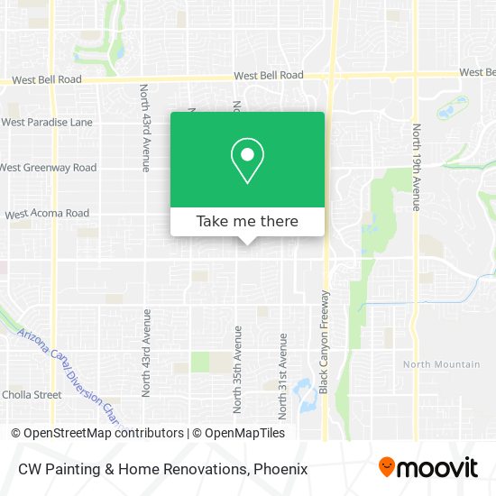 CW Painting & Home Renovations map