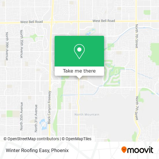 Winter Roofing Easy map