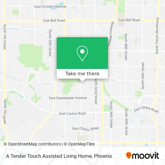 Mapa de A Tender Touch Assisted Living Home