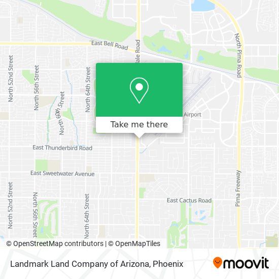 Landmark Land Company of Arizona map