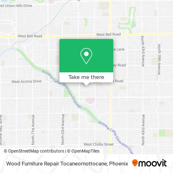 Mapa de Wood Furniture Repair Tocaneornottocane