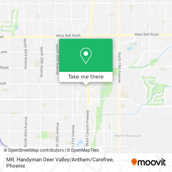 MR. Handyman Deer Valley / Anthem / Carefree map