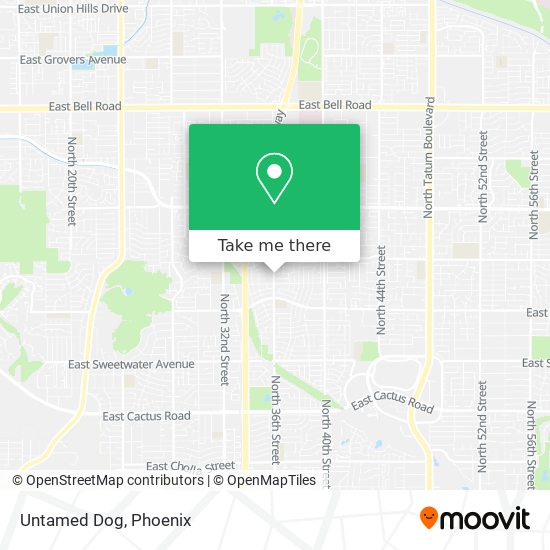 Untamed Dog map