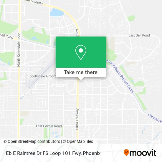 Mapa de Eb E Raintree Dr FS Loop 101 Fwy