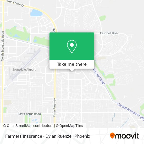 Farmers Insurance - Dylan Ruenzel map