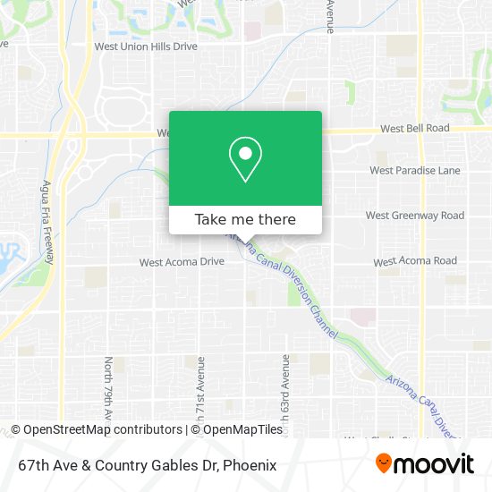 Mapa de 67th Ave & Country Gables Dr