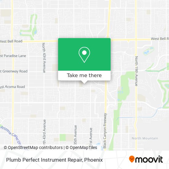 Mapa de Plumb Perfect Instrument Repair