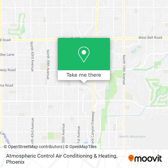 Mapa de Atmospheric Control Air Conditioning & Heating