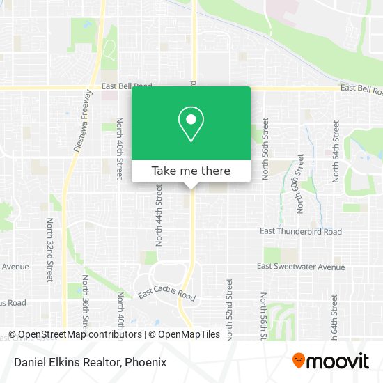 Daniel Elkins Realtor map