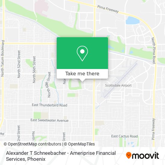 Mapa de Alexander T Schneebacher - Ameriprise Financial Services